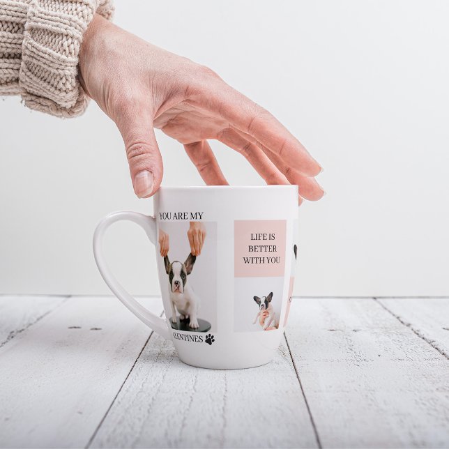 Caneca De Café Latte Collage Dog Photos | Cachorro São Os Meus Dias de  (Criador carregado)