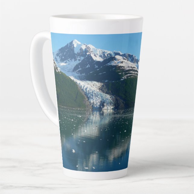 Caneca De Café Latte College Fjord II Beauful Alaska Photoics (Ângulo esquerdo)
