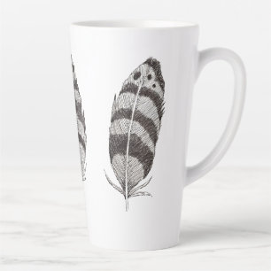 Caneca De Café Latte Com Voo de Imaginação