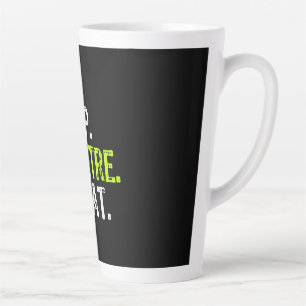 Caneca De Café Latte Coma O Sono Após Repetir A Atriz Do Ator Após Pres