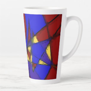 Caneca De Café Latte Comic Love