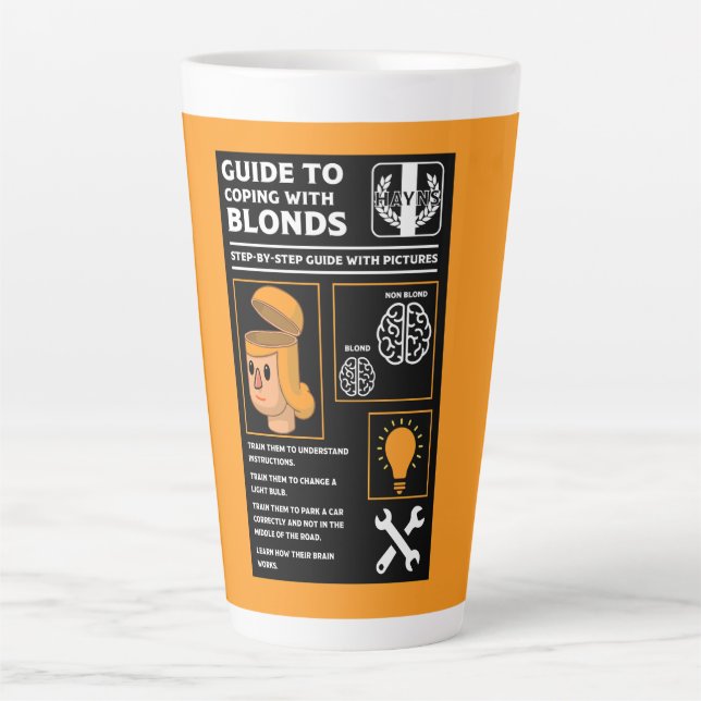 Caneca De Café Latte Como Entender Loiros (Frente)