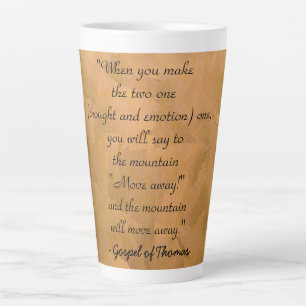 Caneca De Café Latte Como Orar Evangelho De Tomás
