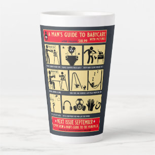 Caneca De Café Latte Como ser um guia de Pai
