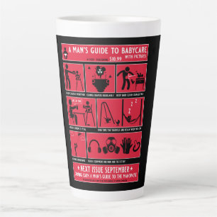 Caneca De Café Latte Como ser um guia de Pai