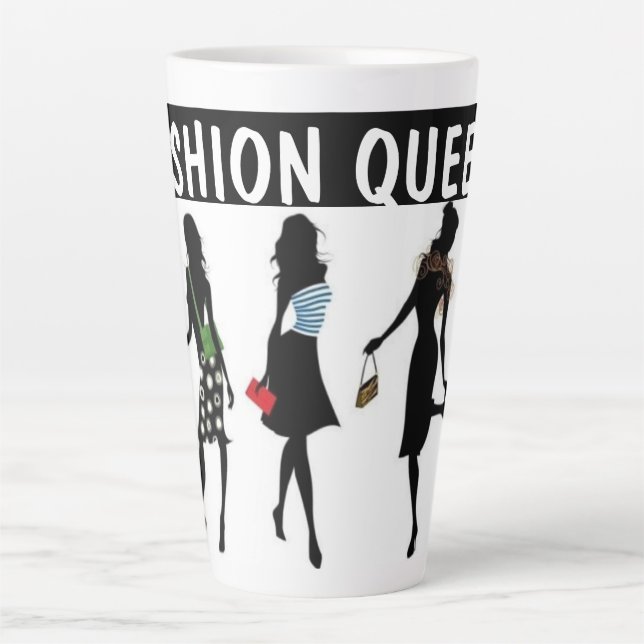 CANECA DE CAFÉ LATTE COMPRANDO COLEÇÃO DE RAINHAS (Frente)