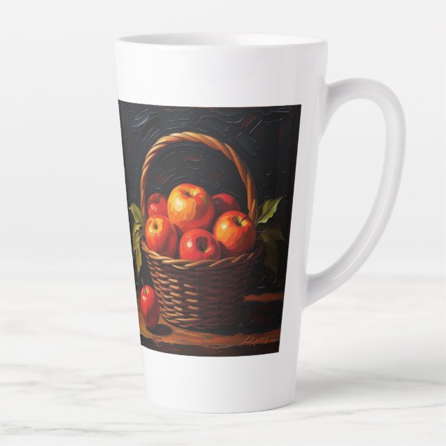 Caneca De Café Latte con Diseño de frutero (Direita)