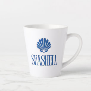 Caneca De Café Latte Concha do mar