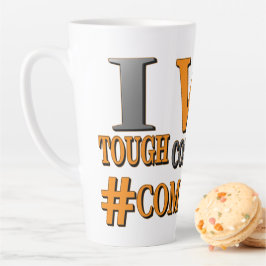 Caneca De Café Latte "CONCORRÊNCIAS DIFÍCEIS" Design. Comprar Agora