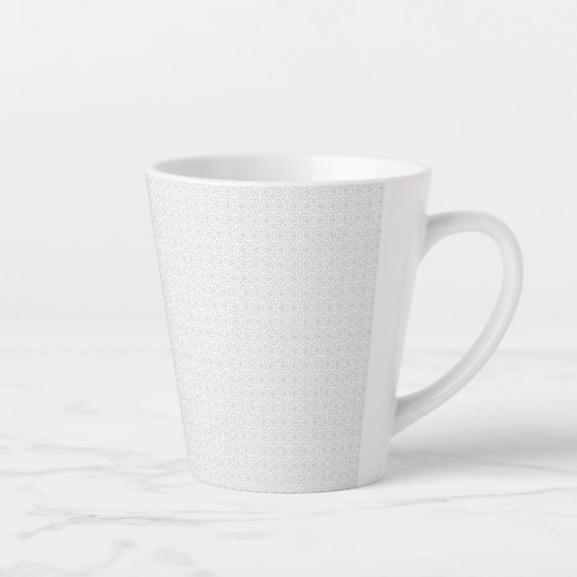Caneca De Café Latte Conjunto de Pastas de Arquivo Branco de Luxo com M (Direita)