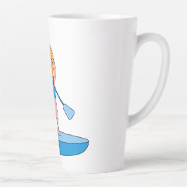 Caneca De Café Latte Conselho de remada Standup - Presente do Design de