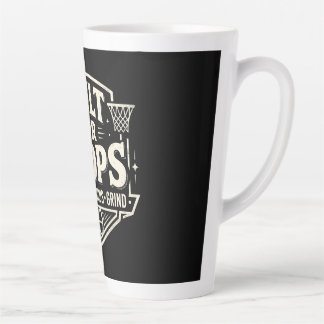 Caneca De Café Latte Construído para Motivação de Basquete Hoops