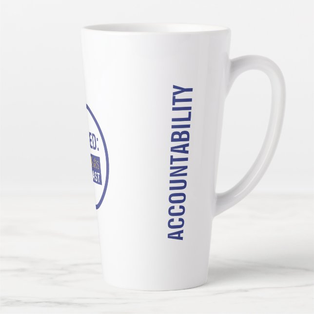 Caneca De Café Latte CONTAABILIZANDOLabs CONSCIÊNCIA RESPONSABILIDADE C (Direita)