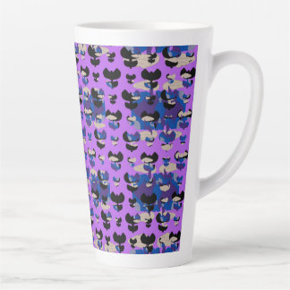 Caneca De Café Latte Contained Sky Flame Tulip