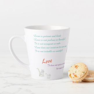 Caneca De Café Latte Copa do Amor