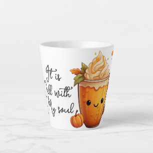 Caneca De Café Latte Copa Feliz