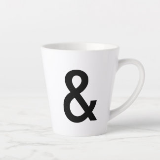 Caneca De Café Latte "&" copo