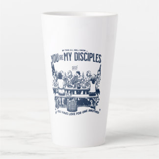 Caneca De Café Latte Copo com versículo bíblico para encorajar e abenço