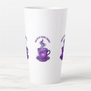 Caneca De Café Latte Copo de Café Galáxia Energizado por Energia Cósmic