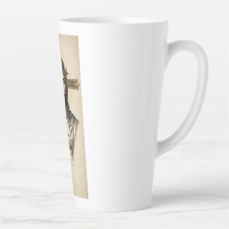 Caneca De Café Latte Copo de Vidro Arte Espiritual Jesus Cristo
