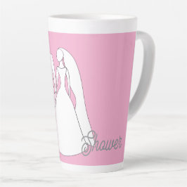 Caneca De Café Latte Copo para Chá de Noiva