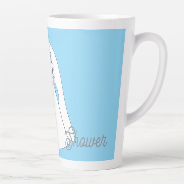 Caneca De Café Latte Copo para Chás de Noiva (Direita)