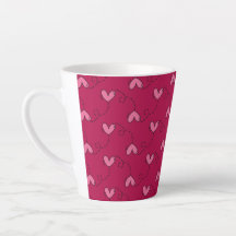Coração - Balão Latte Mug