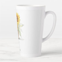 Cores d'água Cachorro-girassol personalizado recém