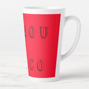 CANECA DE CAFÉ LATTE CORES GRANDES DE GRÃ-BRETANHA NO DIA FELIZ COM MEN