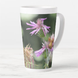 Caneca De Café Latte Corfu Lilac Wildflower