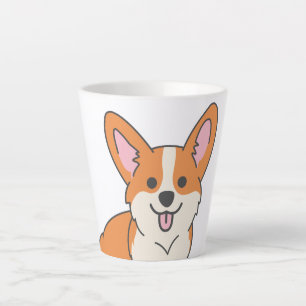 Caneca De Café Latte Corgi