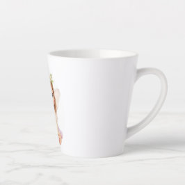 Caneca De Café Latte Coroa de Flor Mágica Fofa Fada Bebê