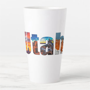 Caneca De Café Latte Corôas de Utah