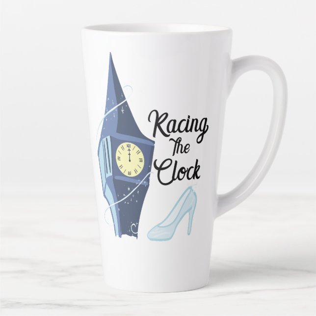 Caneca De Café Latte Correndo no Relógio (Direita)