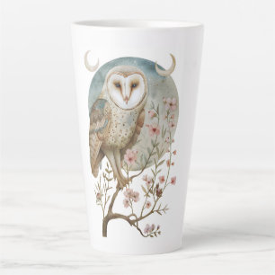 Caneca De Café Latte Coruja Mágica Latte Mug
