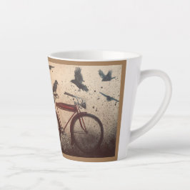 Caneca De Café Latte Corvos Antigos