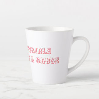 Caneca De Café Latte Cowgirl Cósmicas - Rebeldes com uma Causa