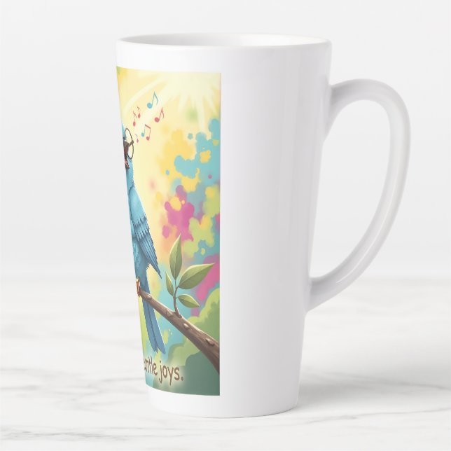 Caneca de Café Latte Cozy Bird  (Direita)