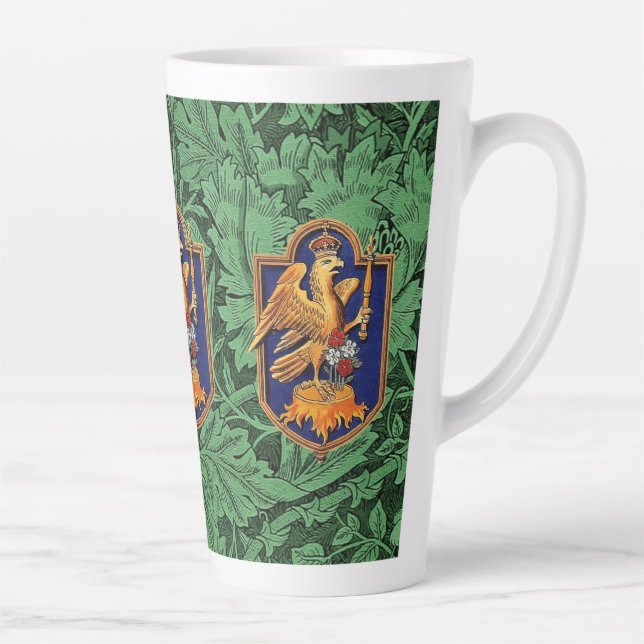 Caneca De Café Latte Crachá Royal Falcon da Rainha Anne Boleyn (Direita)