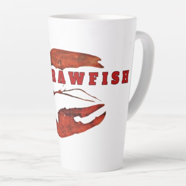 Caneca De Café Latte Crawfish Mug (Ângulo direito)