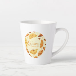 Caneca De Café Latte Crescente do ouro