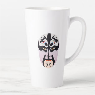 Caneca De Café Latte Criação de ópera de Pequim Zhang Fei
