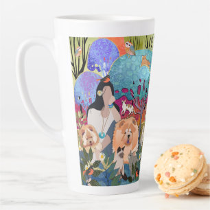 CANECA DE CAFÉ LATTE CRIANÇA SELVAGEM DE GYPSY - CHOW MUG