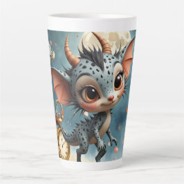 Caneca De Café Latte Criatura ao Luar Caelum Tickwing 