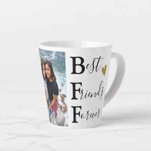 Caneca De Café Latte Crie a sua melhor amiga BFF para sempre Foto  