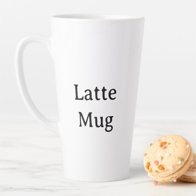 Caneca De Café Latte Crie o seu próprio grande de 17oz  (In Situ)