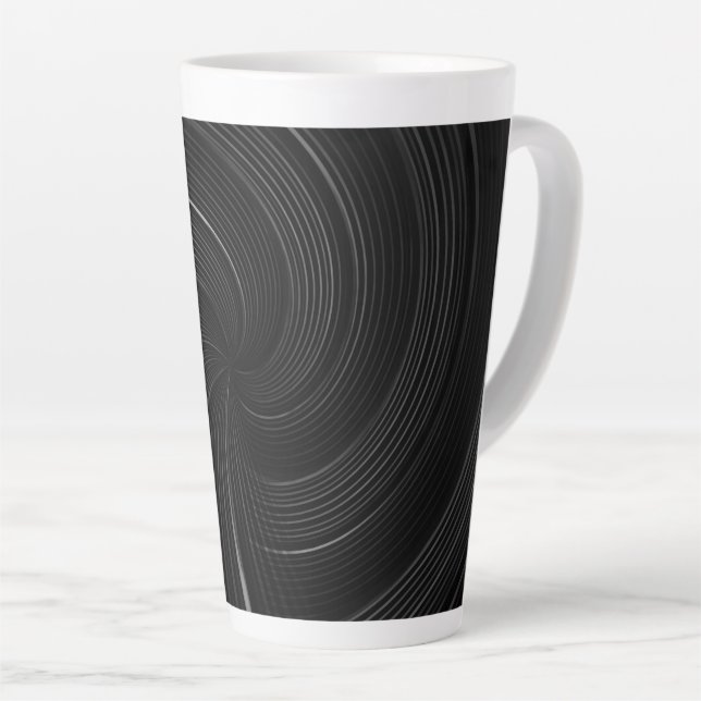 Caneca De Café Latte Crie seu (Ângulo direito)