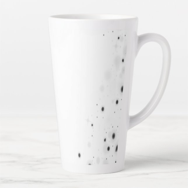 Caneca De Café Latte Crie seu personalizado personalizado (Direita)