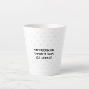 Caneca De Café Latte Crie seu próprio personalizado
