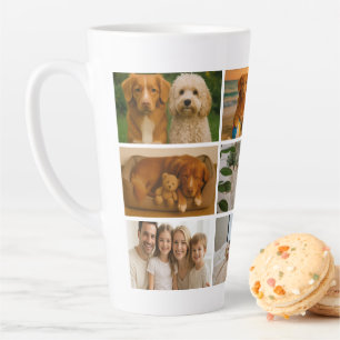 Caneca De Café Latte Crie seu próprio personalizado feito 9 foto person